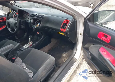 2004 Honda Civic Lx из США, поврежденный, VIN 1HGEM22594L074053